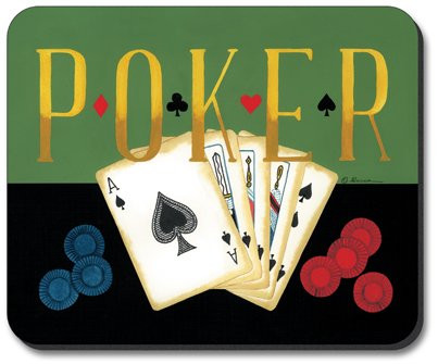 Poker - Mouse Pad - By Art Plates