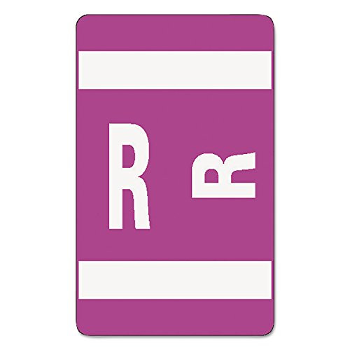 Smead 67188 Alpha Z Color Coded Second Letter Labels Letter R Purple 100 Pack