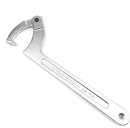 Vmotor Chrome Vanadium Adjustable C Spanner Hook Wrench Tool   1 1 4 3  32 76mm