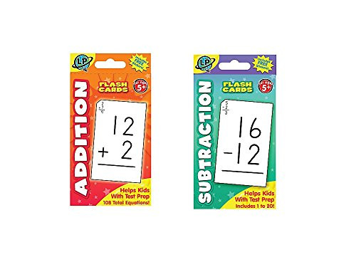 Two (2) Sets FLASH CARDS - Addition & Subtraction -EARLY Learning - Math Skill Aids - FLASH Cards - TEACHER Classroom