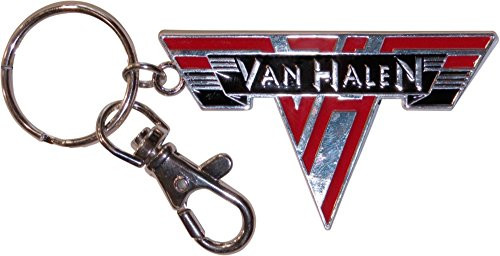 C D Visionary Van Halen Logo Metal Keychain