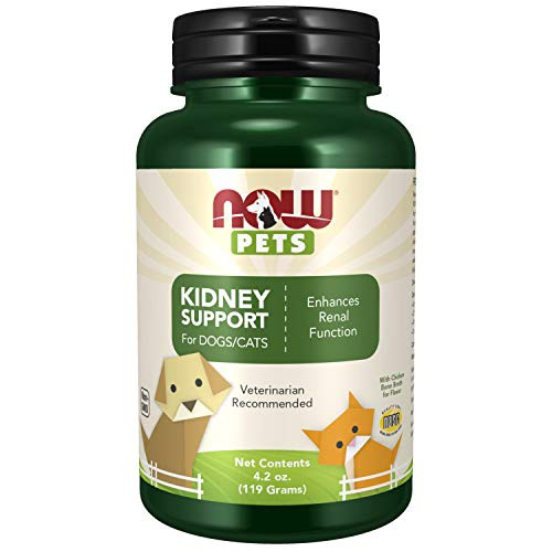 NOW Pet Health Kidney Support Supplement Formulated for Cats   Dogs Nasc Certified Powder 42 Oz