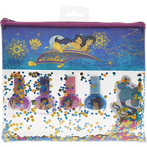 Townley Girl Disney Aladdin Non Toxic Peel Off Nail Polish Set with Nail File and Glitter Bag for Girls Opaque Colors Ages 3 4 Pack Townley Girl Disney Aladdin Non Toxic Peel Off Nail Polish Set with Nail File and Glitter Bag for Girls Opaque Colors Ages 3 4 Pack