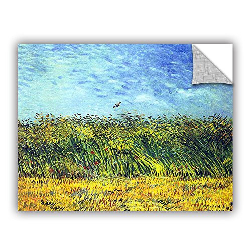 ArtWall Vincent Van Gogh s Green Wheat Field s Appeals Removable Wall Graphic Artwork 14 by 18 Inch