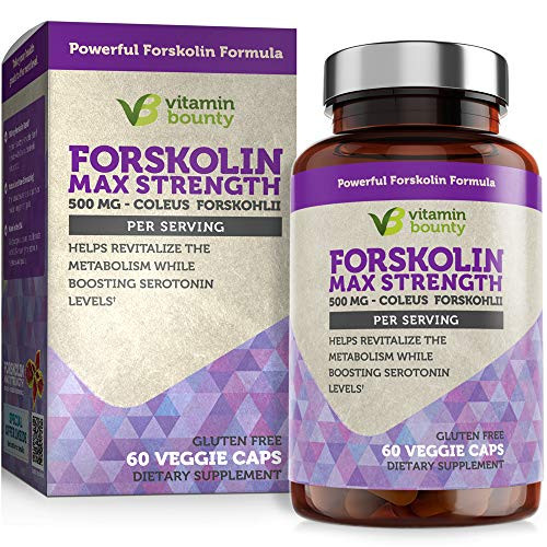 Forskolin   Non GMO Gluten Free   Made in USA   Coleus Forskohlii Extract 60ct