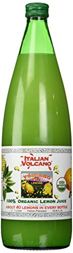 Volcano Bursts Organic Italian Lemon Juice 338 oz