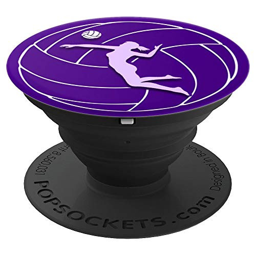 Volleyball Mom Sport Coach Court Love Girl Game Team Purple PopSockets Grip and Stand for Phones and Tablets Volleyball Mom Sport Coach Court Love Girl Game Team Purple PopSockets Grip and Stand for Phones and Tablets