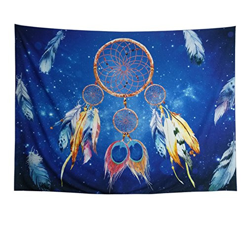 Dreamcatcher Tapestry Wall Hanging Dream Catcher Wall Tapestry Mandala Tapestry Bohemian Tapestry Psychedelic Tapestry Galaxy Tapestry Hippie Milky Way Tapestry Sky Tapestry for Bedroom Home Decor