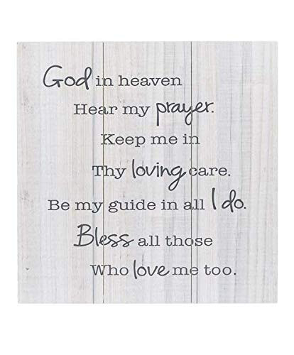 Ganz Wall Plaque   God in Heaven Hear My Prayer