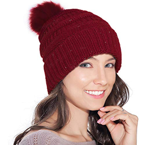 cable knit skull cap