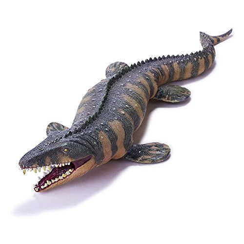 RECUR Mosasaurus Dinosaur Figurines Jurassic Toys High Simulation Hand Painted Real Feel Dinosaur Toy Realistic Animal Decorative Collection Gift for Kids Toddler Children Boys Educational Dino Toy