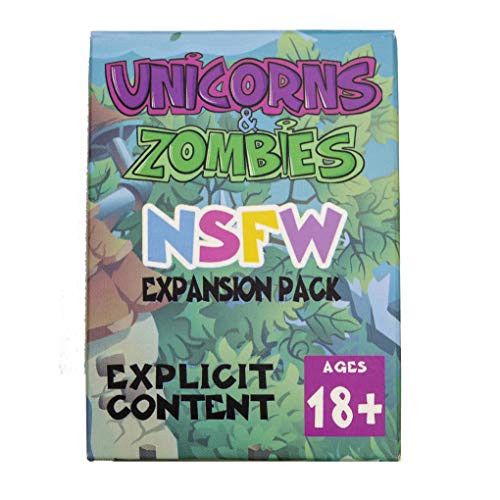 Unicorns and Zombies Card Base Game   NSFW Expansion Pack  Explicit    Magically Mystical and Slightly Addictive Card Game for Adults