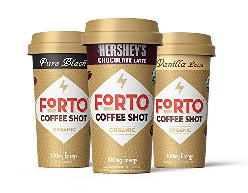 FORTO Coffee Shots - 100mg Caffeine, Variety Pack, Ready-to-Drink on the go, High Energy Cold Brew Coffee - Fast Coffee Energy Boost, 6 Pack