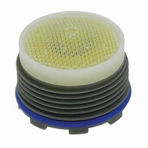 Neoperl 13 0930 5 Standard Flow PCA Cache Perlator HC Aerator Tiny Junior Size 22 GPM Yellow Clear Dome Honeycomb Aerated M185 x 1 Threads Plastic 0561  Height