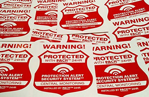 14 Home Security System Alarm Decals Stickers