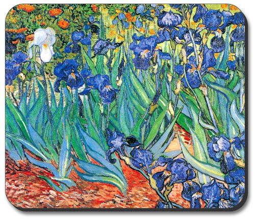 Van Gogh Irises Mouse Pad - By Art Plates