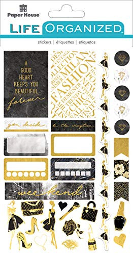 Paper House Productions STPL 0021 Fifth Avenue Weekly Kit Planner Stickers 3 pack