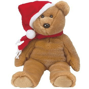 Ty Beanie Buddies 1997 Holiday Teddy - Bear