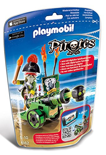 PLAYMOBIL Green Interactive Cannon with Pirate Captain