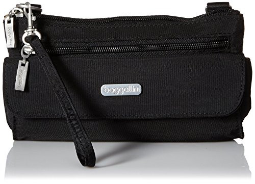 Baggallini Plaza Mini Travel Crossbody Black Sand One Size