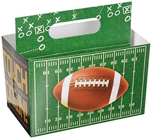 Amscan Football Frenzy Birthday Party Multi-Purpose Caddy Tableware, 1 Piece, Made from Plastic, by