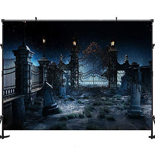 Allenjoy 7x5ft Graveyard Halloween Backdrops for Photography Halloween Cemetary Backdrop Scary Vinyl Halloween Party Backdrop Photo Booth Backdrop Halloween Backdrop for Pictures Props Allenjoy 7x5ft Graveyard Halloween Backdrops for Photography Halloween Cemetary Backdrop Scary Vinyl Halloween Party Backdrop Photo Booth Backdrop Halloween Backdrop for Pictures Props