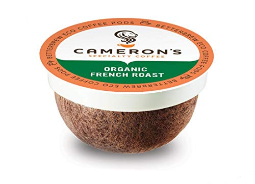 Cameron s Coffee Single Serve Pods Organic French Roast 12 Count  Pack of 6