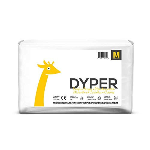 DYPER Responsibly Sourced Bamboo Pull On Diaper Brief Ink Free Soft Durable Medium 13 24 lbs 25 Count White DYPER Responsibly Sourced Bamboo Pull On Diaper Brief Ink Free Soft Durable Medium 13 24 lbs 25 Count White