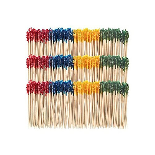 Assorted Sandwich Frills Picks   800 Ct