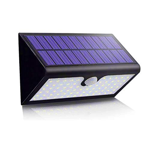 Solar Wall Lights KOMOON 71 LED Scalable Outdoor Motion Sensor Lights Super Bright Wireless Waterproof Security Lights for Front Door Yard Garage Driveway Deck Patio