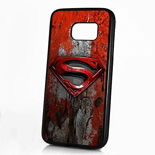 ( For Samsung S7 Edge , Galaxy S7 Edge ) Durable Protective Soft Back Case Phone Cover - A11009 Super Hero Superman