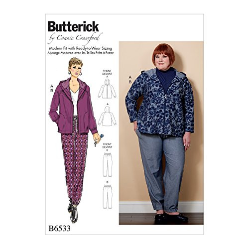 Butterick Patterns B6533MIS Miss/Women's Jacket and Pant MIS (XSM-SML-MED-LRG-XLG) Butterick Patterns B6533MIS Miss/Women's Jacket and Pant MIS (XSM-SML-MED-LRG-XLG)