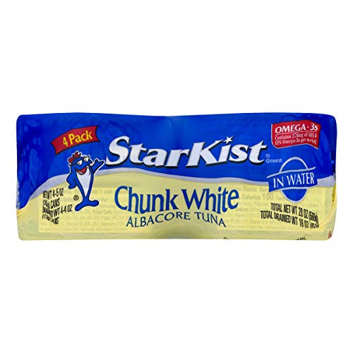 StarKist Chunk White Albacore Tuna in Water   5 oz Can  Pack of 4