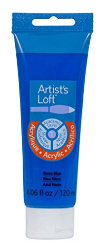 Artist s Loft Acrylic Paint 4 oz  Neon Blue