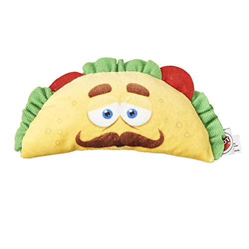 SPOT Fun Food Taco 6  Soft Plush Dog Toy 54421 Multicolor