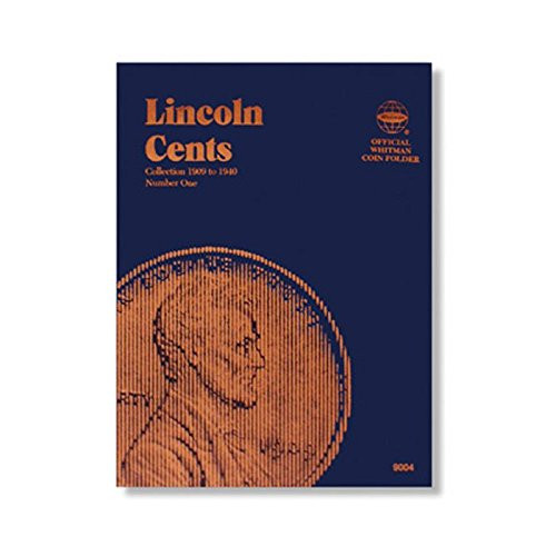 Whitman US Lincoln Cent Coin Folder Volume 1 1909   1940  9004