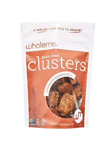 WholeMe Cinnamon Banana Chip Grain Free Clusters 8 oz