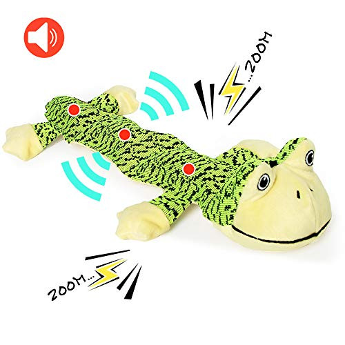 Lianzimau Puppy Toys Dog Squeak Toy Cute Durable Stuffed Plush Chew Long Lasting Pet Teething Toys for Aggressive Chewers