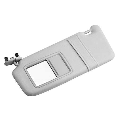 LESAUCE Left Driver Side Sun Visor for Toyota Camry 2007 2008 2009 2010 2011 Without Sunroof and Light  Left SizeGray