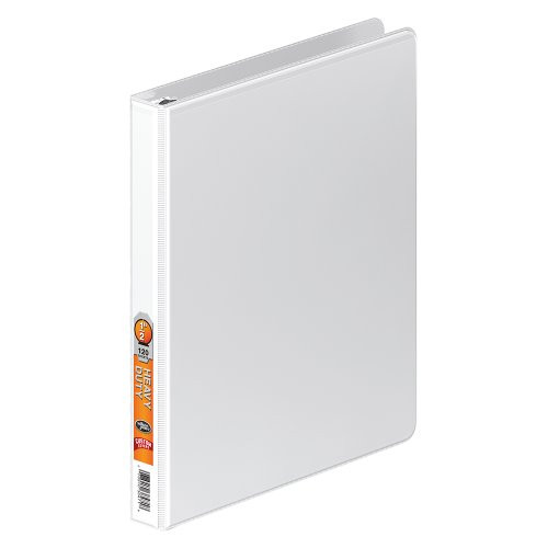 Wilson Jones Heavy Duty Round Ring View Binder 1 2 Inch Customizable White  W363 13W