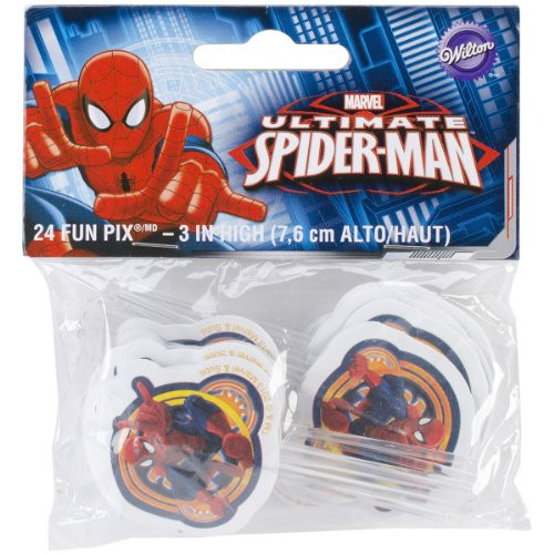 Wilton W35072 Fun Pix Spider Man 24 Pack