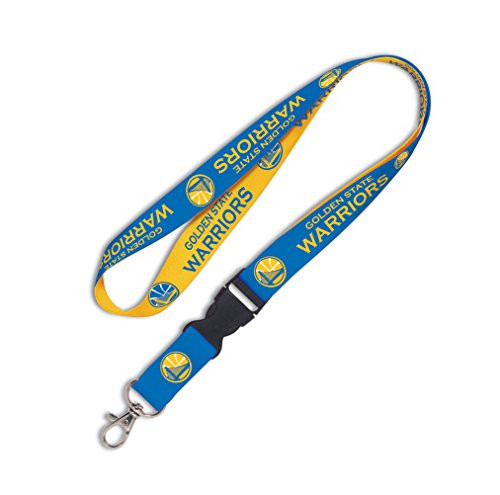 WinCraft NBA Golden State Warriors Lanyard with Detachable Buckle 3 4 WinCraft NBA Golden State Warriors Lanyard with Detachable Buckle 3 4