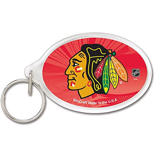 WinCraft NHL 65593081 Chicago Blackhawks Acrylic Carded Key Ring WinCraft NHL 65593081 Chicago Blackhawks Acrylic Carded Key Ring