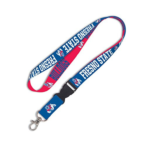 WinCraft NCAA Fresno State University 81571012 Lanyard with Detachable Buckle 3 4 WinCraft NCAA Fresno State University 81571012 Lanyard with Detachable Buckle 3 4