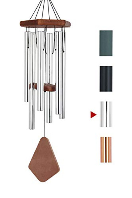 sinfinate Wind Chimes Outdoor Deep Tone 30 Inches Memorial Wind Chimes Tuned Outdoor Sympathy Wind Chimes Gifts for Mothers Day Outdoor Decoration for Patio Garden Yard Silver Chime sinfinate Wind Chimes Outdoor Deep Tone 30 Inches Memorial Wind Chimes Tuned Outdoor Sympathy Wind Chimes Gifts for Mothers Day Outdoor Decoration for Patio Garden Yard Silver Chime