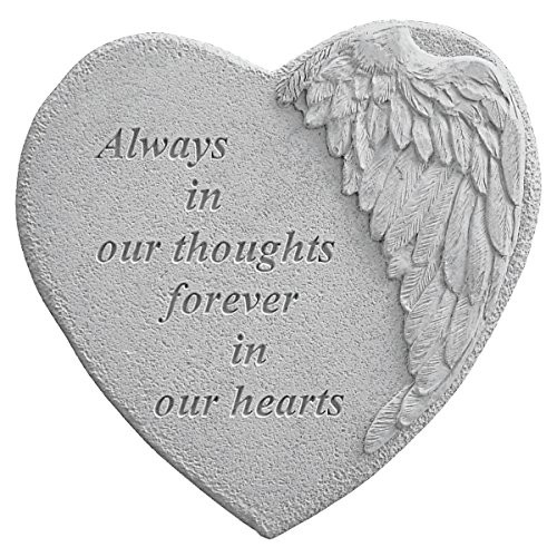 Kay Berry 8905 Winged Heart Always in Our Thoughts Decorative Stone Multicolor