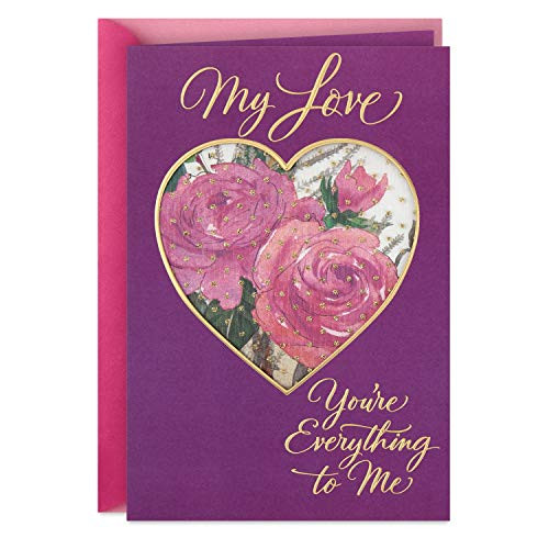 Hallmark Romantic Mothers Day Card for Wife or Girlfriend  You re Everything to Me