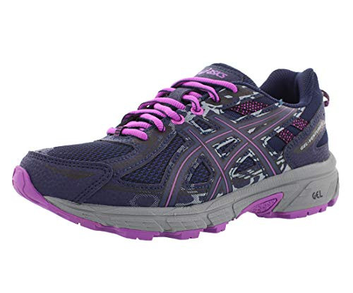 ASICS Kids Girl s Gel Venture 6 GS  Little Kid Big Kid  Peacoat Orchid 65 Big Kid