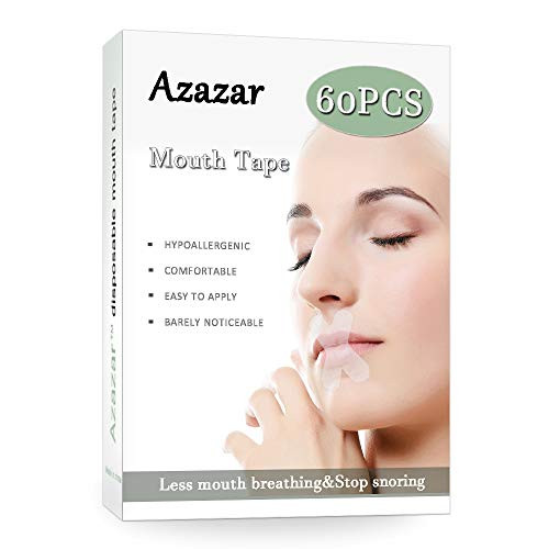 Sleep Strips 60 PcsAdvanced Gentle Mouth Tape for Better Nose Breathing Less Mouth Breathing Improved Nighttime Sleeping and Instant Snoring Relief