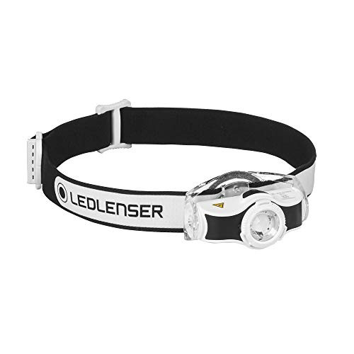 Ledlenser MH3 Lightweight Multipurpose Headlamp with Removable Lamp Head and Metal Pocketclip High Power LED 200 Lumens IP54 Backpacking Hiking Camping Black